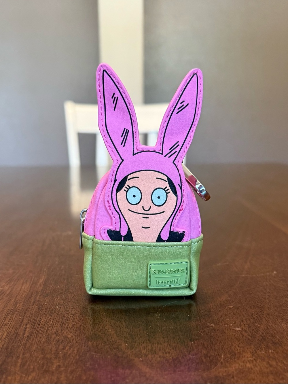 NWOB Loungefly Bob’s Burgers Cosplay Louise Mini Backpack Keychain Charm